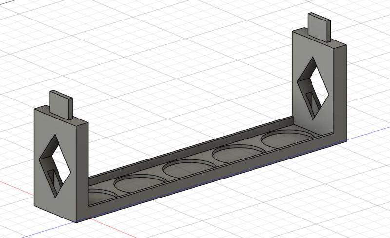 Warhammer mini display stacker for normal sized units