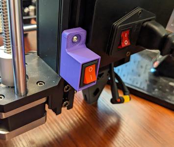 Mountable Rocker Switch Holder