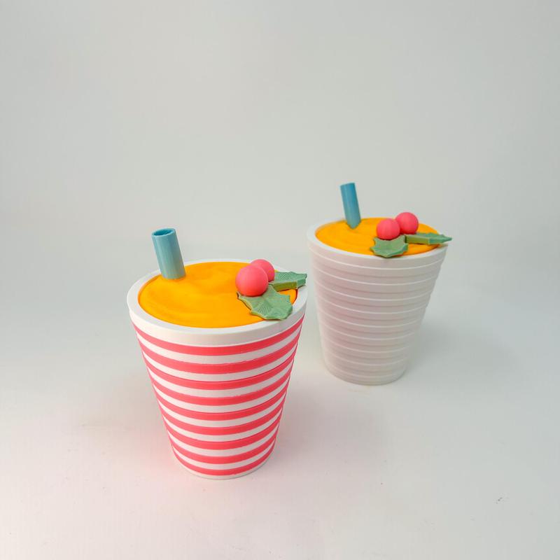 Eggnog Container - Jewelry Box and Gift Holder - Day 5/12 Holiday Desserts