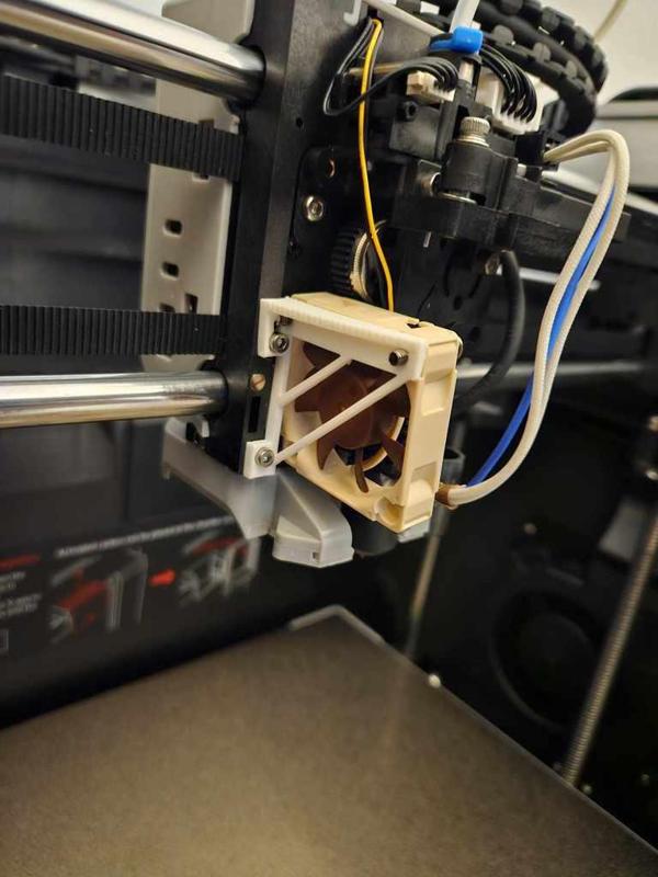 QIDI Plus 4 - Hotend Fan Mount Upgrade to 40x10mm Noctua