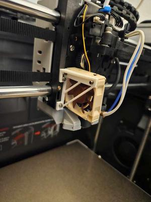 QIDI Plus 4 - Hotend Fan Mount Upgrade to 40x10mm Noctua