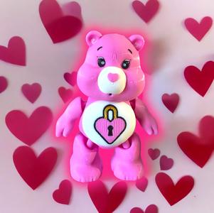 Secret, Heart, Bear, Care, Bear, Articulated, Flexi, Flexible, Fun, Collectiable, 