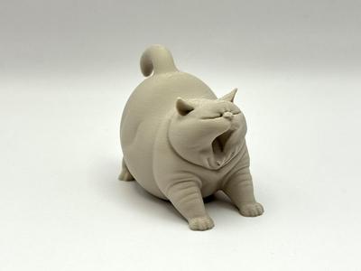 Yawning Chonk Cat