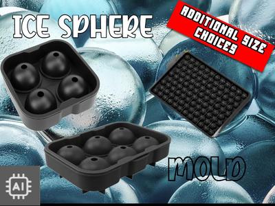Ice Sphere Mold (Many Sizes) Including MINI Ice Sphere's