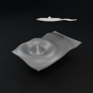 Damped vibrations plate