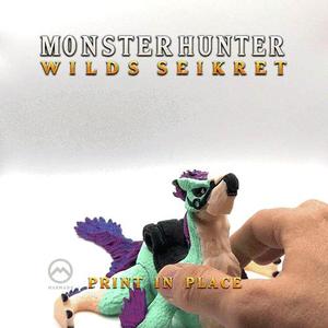 Monster Hunter Wilds – Seikret & Palico Print-in-Place