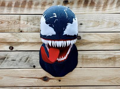Venom Inspired Bust - Wall Mounted