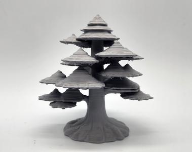Giant Tree in the Clouds Miniature