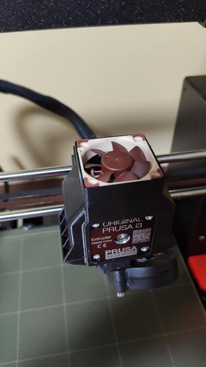 MK3s+ extruder motor cooling duct remix v1