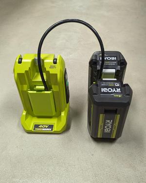 40v dual adapter compatible with Ryobi 40v