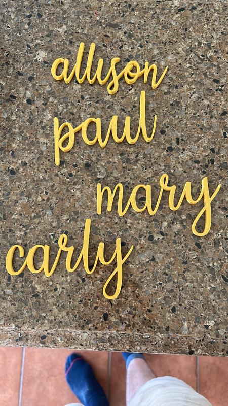3D-Printable Cursive Names: Make Your Name Stand Out in 3D!