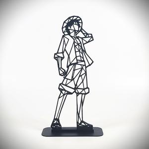 Geometric Low Poly Luffy - One Piece