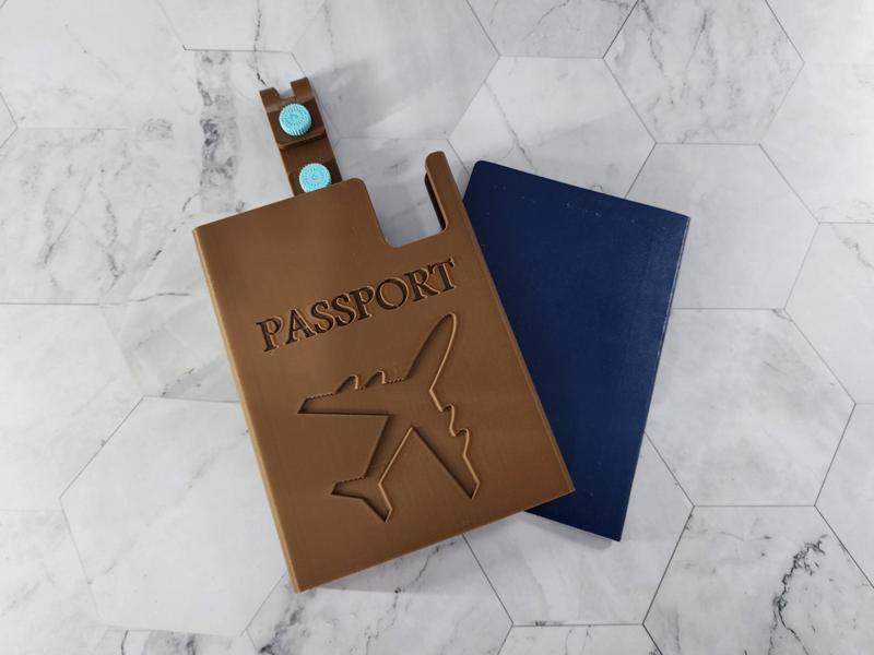 Passport holder Backpack hook