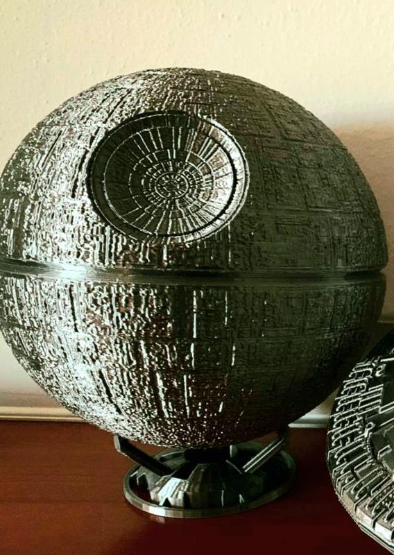 Death Star - Star Wars Remix for BambuStudio + Connectors - SupportFree