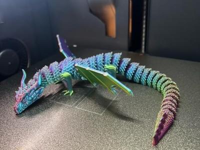 Longer Winged Articulated Nature Dragon, can stand