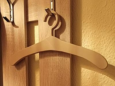 Coat Hanger, full-size, stable, handmade