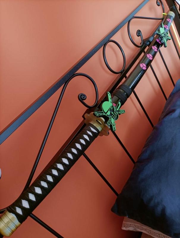 zoro logo katana holder