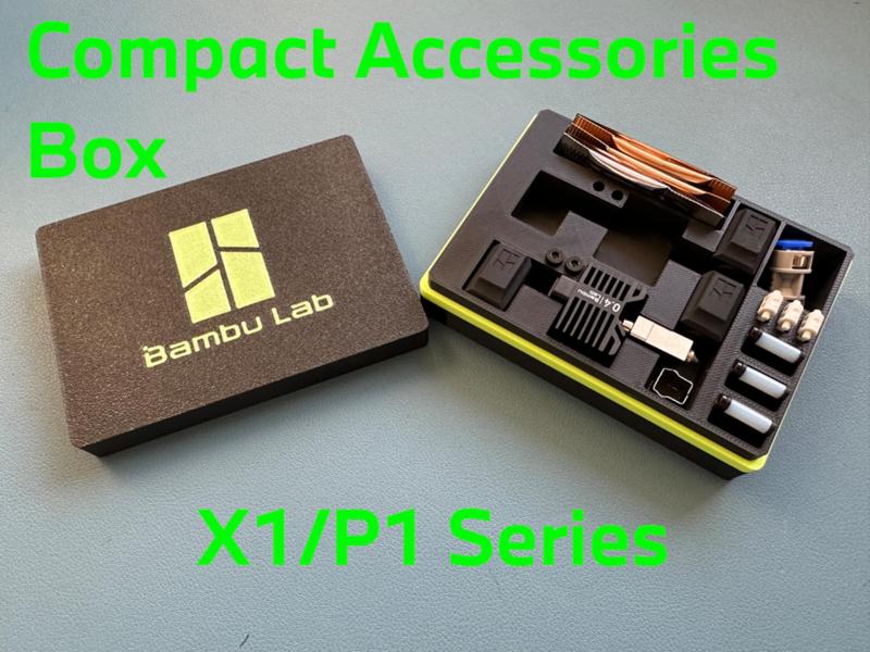 Compact Accessories Box for X1C/P1S/P1P