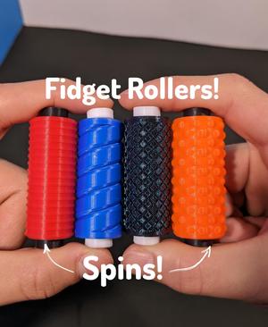 Spinner Fidget Toy - The "Fidget Roller Original!" - 4 Types