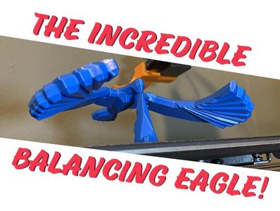 Gravity Defying Balancing Eagle! (Print in Place)