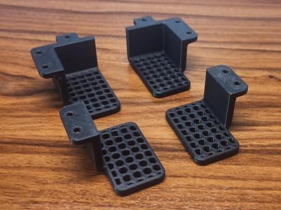 Under desk tablet holder
