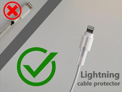 Lightning cable protector
