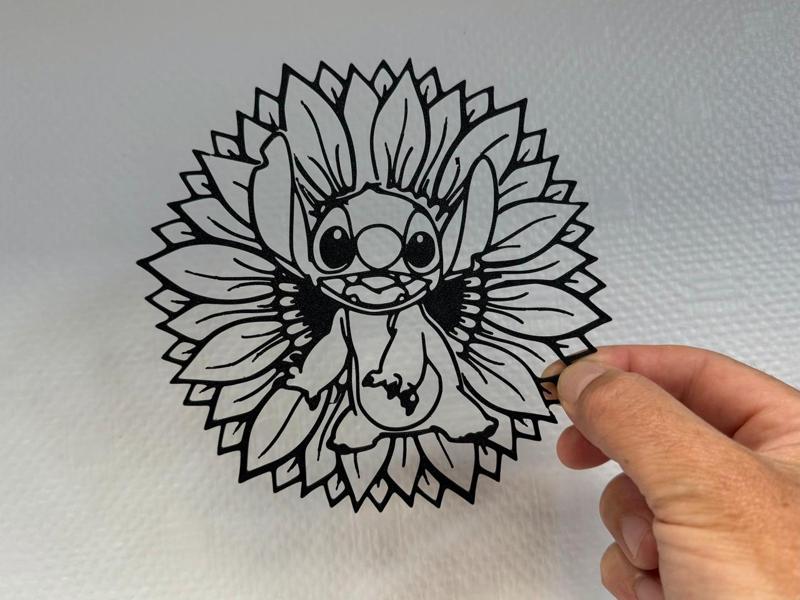 Deco Stitch with flower background