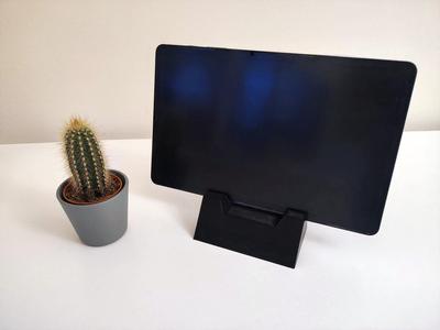 Modern Tablet Stand V1 - W/ Opening for Charging