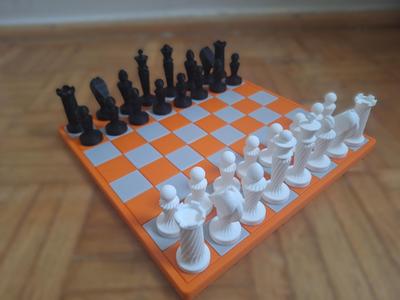 Chess set. Mono/Dual Color