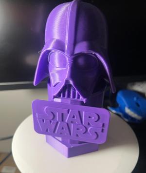 Darth Vader Mini Desk Trashcan with StarWars Sign