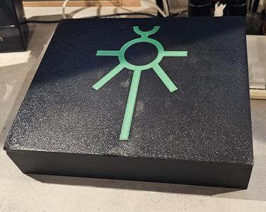Necron themed organiser lid / dice tray