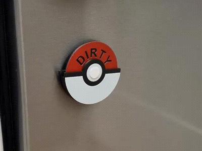 Pokeball Dishwasher Indicator: AMS-optional, fast
