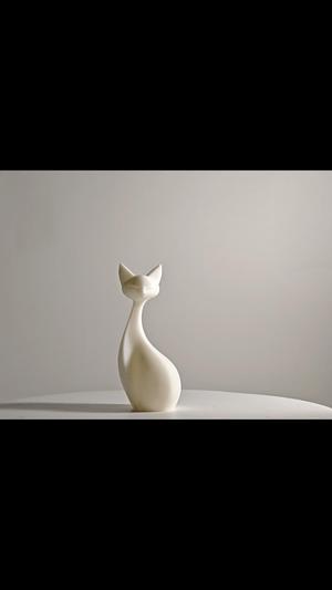 Cat Figurine Decor