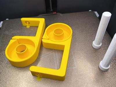 Gift Wrap Station Paper Holder with screw