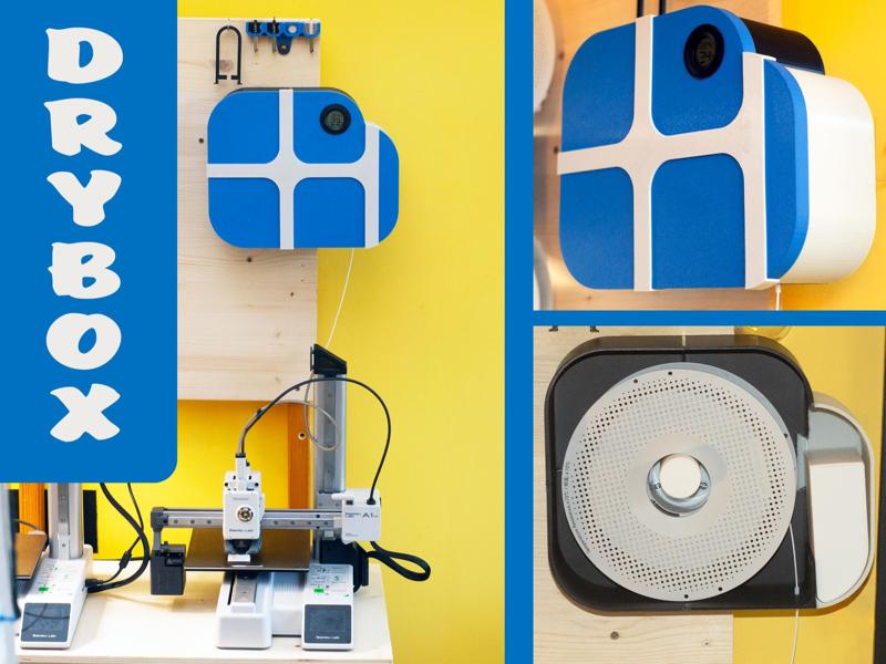 Drybox - Printable on A1 Mini - wallmounted