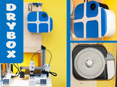 Drybox - Printable on A1 Mini - wallmounted