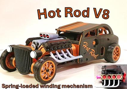 HOT ROD V8 - Spring engine