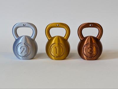 Kettlebell Medals | Trophy 1st, 2nd, 3rd 