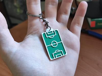 Football Field Keychain