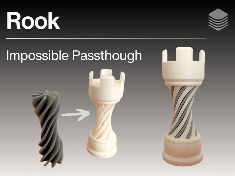 Rook Chess Piece Impossible Passthrough
