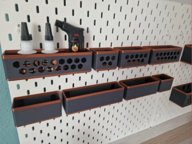 IKEA Skadis Boxen Set 02