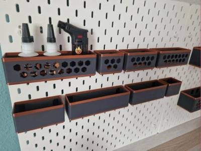 IKEA Skadis Boxen Set 02