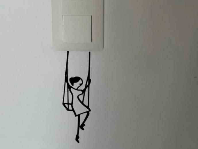 Decor switch Girl Swing