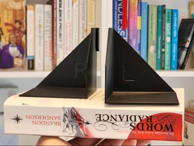 STRONG INVISIBLE BOOK END! no supports!