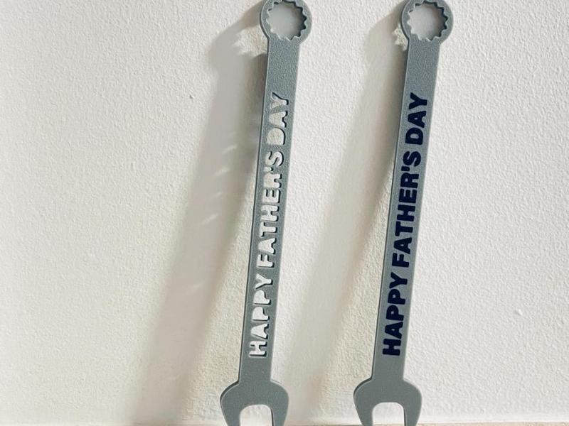 Father's day - Wrench ornament V1 + V2
