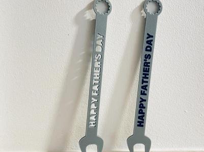 Father's day - Wrench ornament V1 + V2