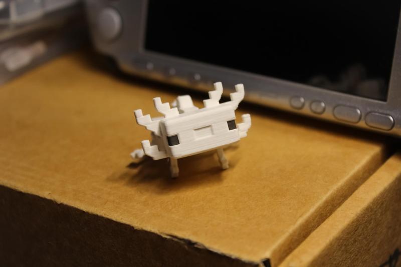Articulated Axolotl - Keychain or Figure