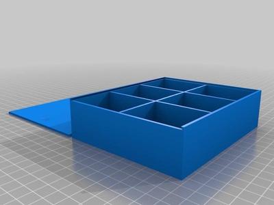 Parametric compartment box with lid