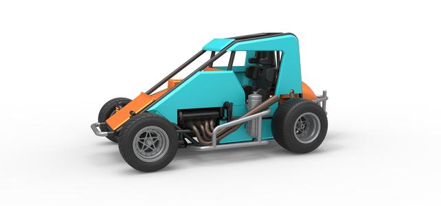 Midget car Scale 1 to 25