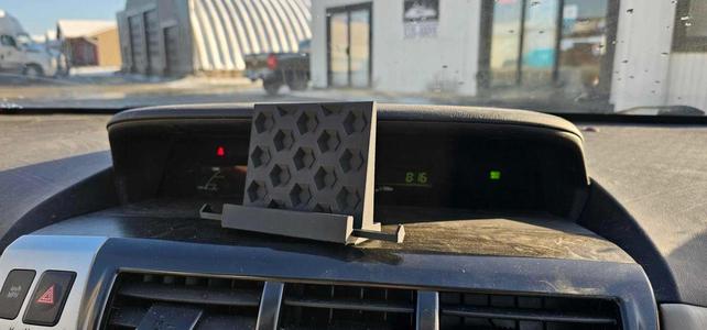 Phone mount for car dash - use responsibly!
